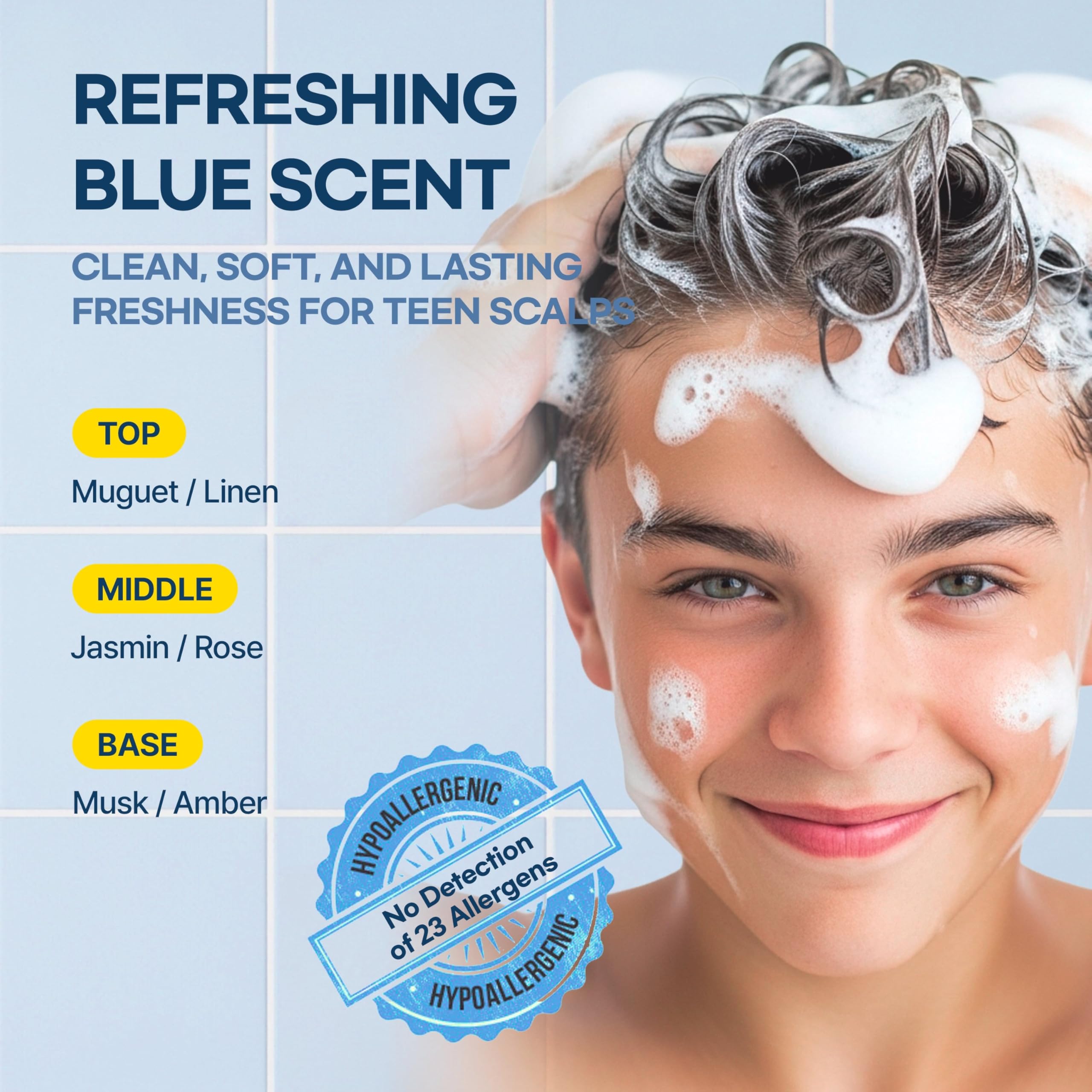 TS SHAMPOO probiotic scalp balance concept suggests microbiome support