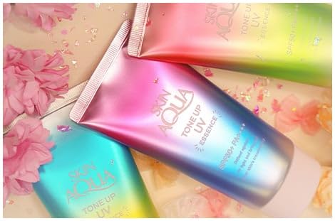 TSTADVANCE Skin Aqua Sunscreen Tone Up UV Essence Latte Beige highlighting SPF50+ PA++++ protection.