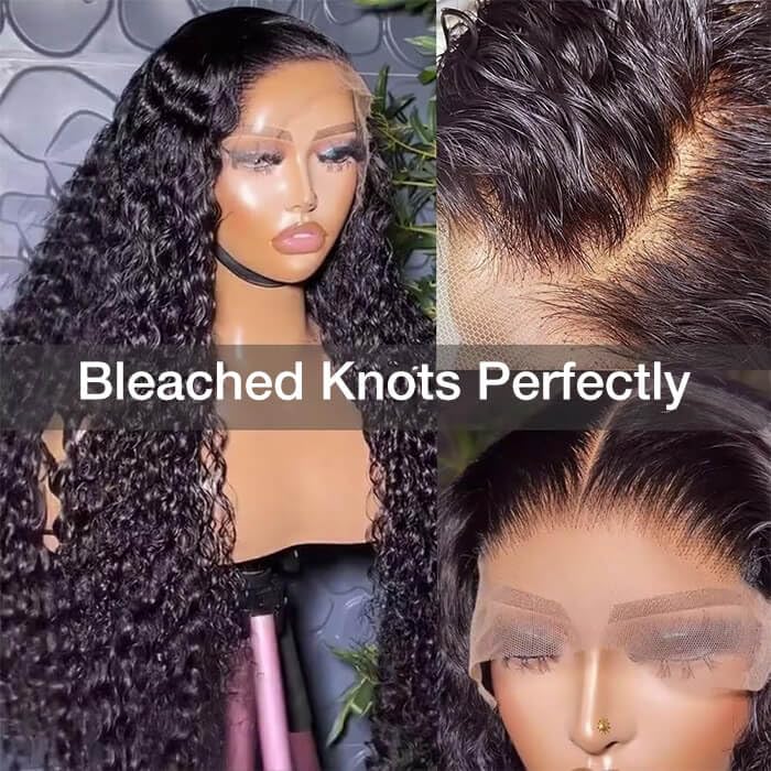 tsiyu virgin-human-hair 13x6 lace closeup highlights natural knots and softness
