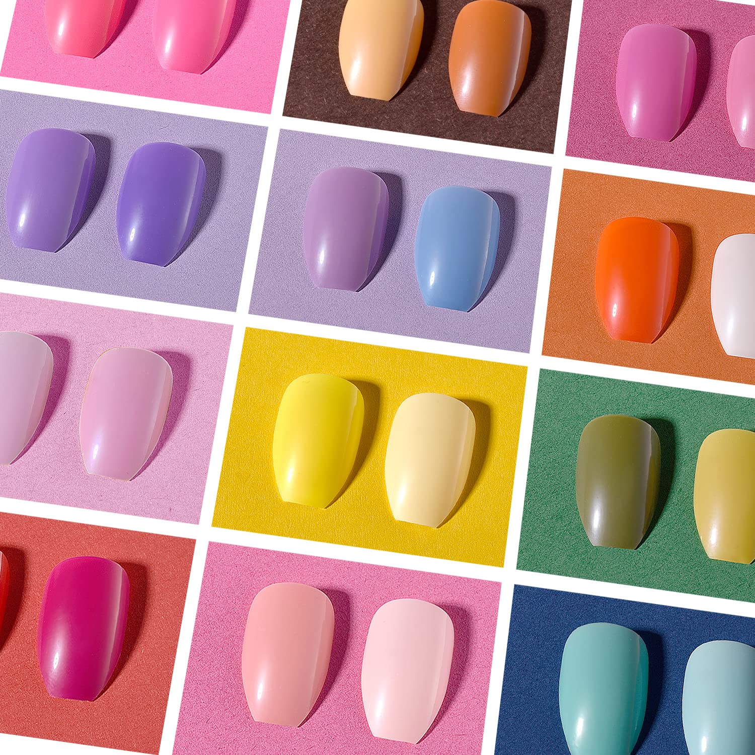 TsMADDTs nails with glue and tabs offer secure wear and quick style changes