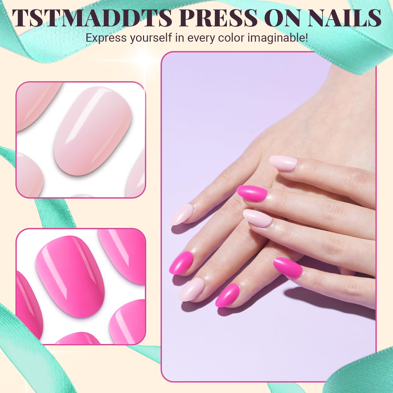 TsMADDTs nail stickers floral and butterfly decor