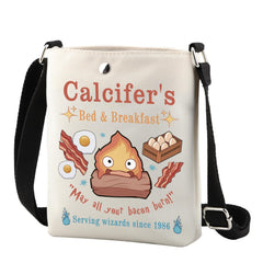 TSOTMO Calcifer makeup bag in durable canvas for everyday use