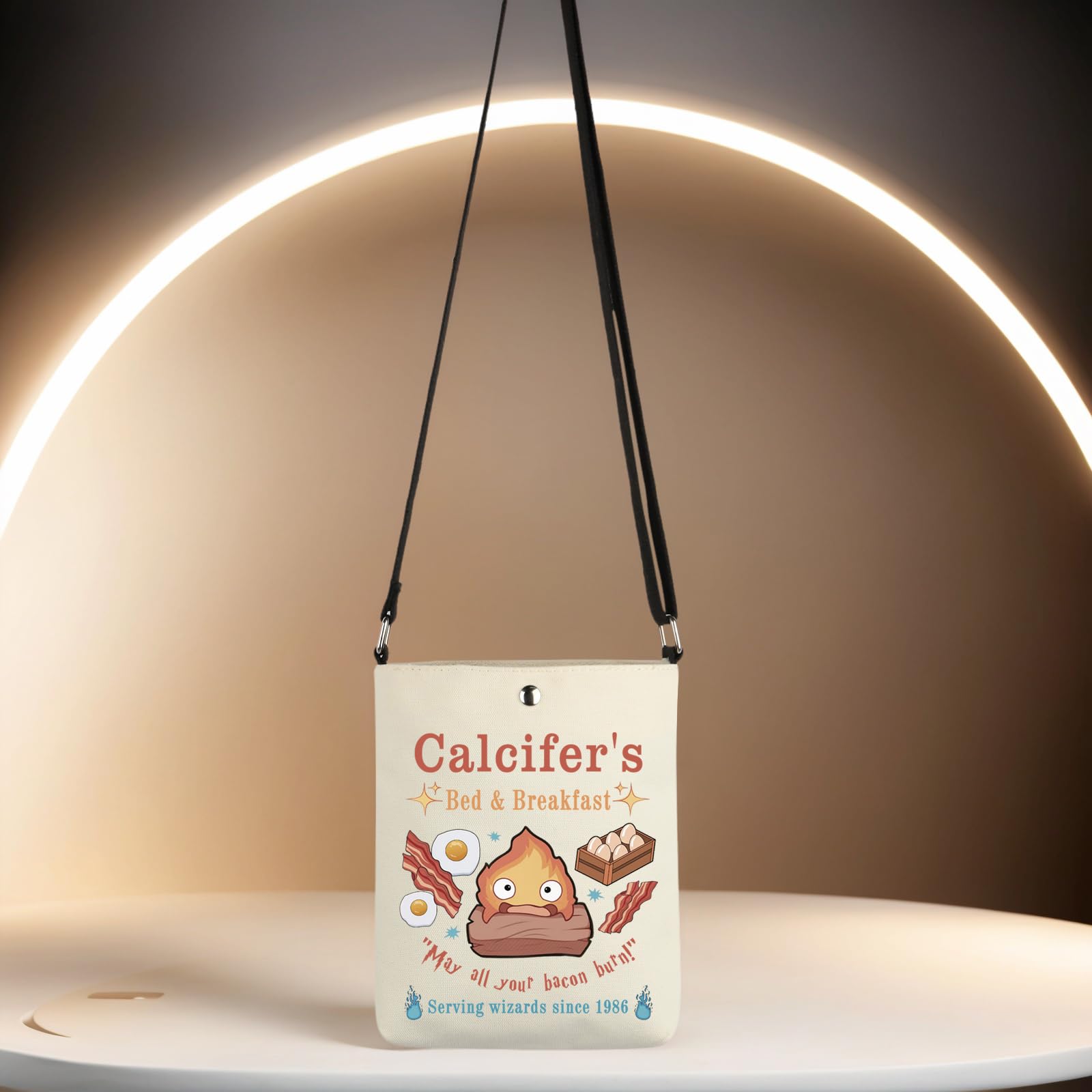 TSOTMO Calcifer makeup bag lightweight and portable for on-the-go