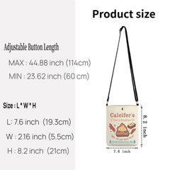 TSOTMO Calcifer makeup bag showing internal storage for organization