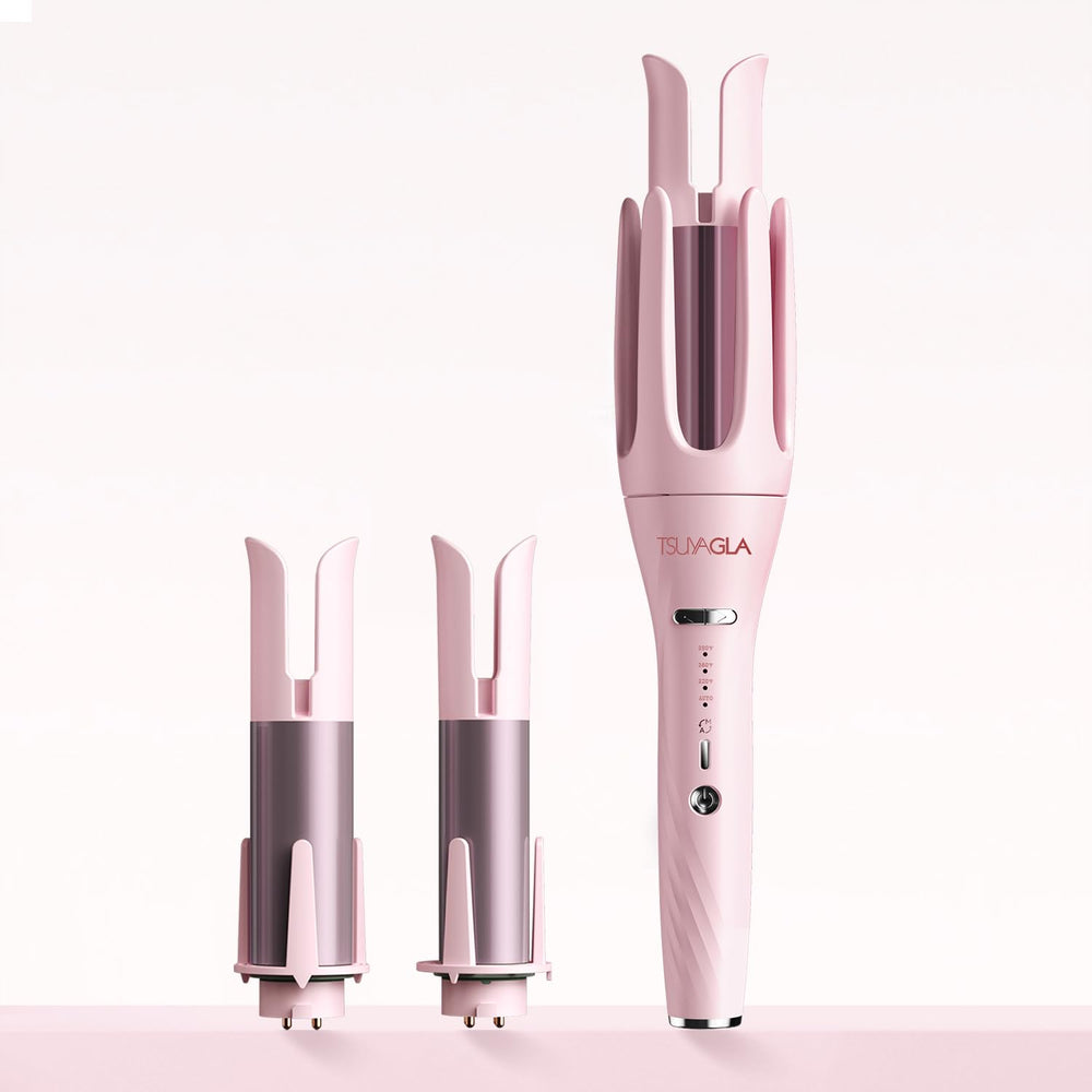 TSUYAGLA 3-in-1 curling iron with a 1-inch barrel for quick, tight curls