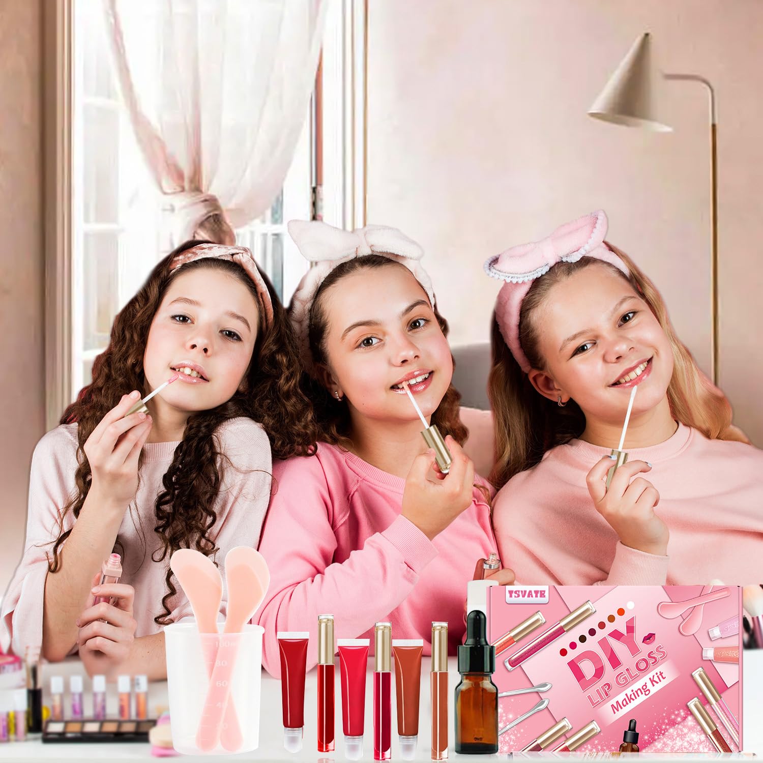 TSVATE glitter powder adds festive shine and texture.