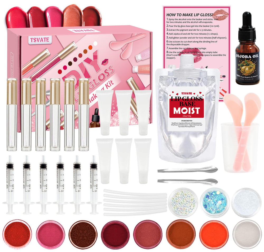 TSVATE lip gloss base clear 140g for smooth, customizable gloss.