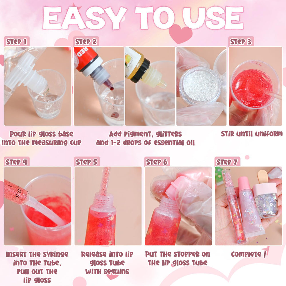 TSVATE instruction manual guides easy DIY gloss making