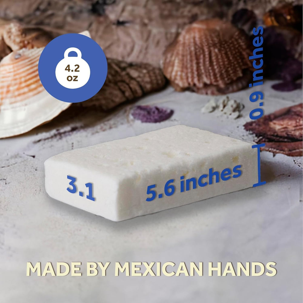T.Taio Esponjabon Pearl foam and sponge illustrates combined cleansing and exfoliation in one.