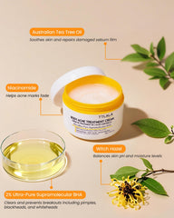 TTLALA tea tree oil and witch hazel balance moisture and reduce redness