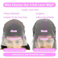 TTSMINS wig with bleached knots and baby hair offers a realistic front.