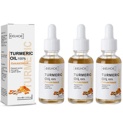 TTYRBF turmeric dark spot serum 3pcs set bottles for multi-area skin care brightness.