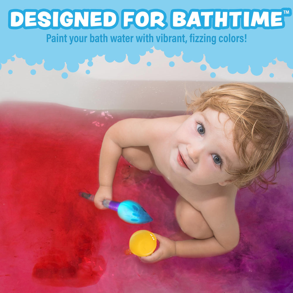 Tub Works 18-color tablets enable colorful exploration and creative play.