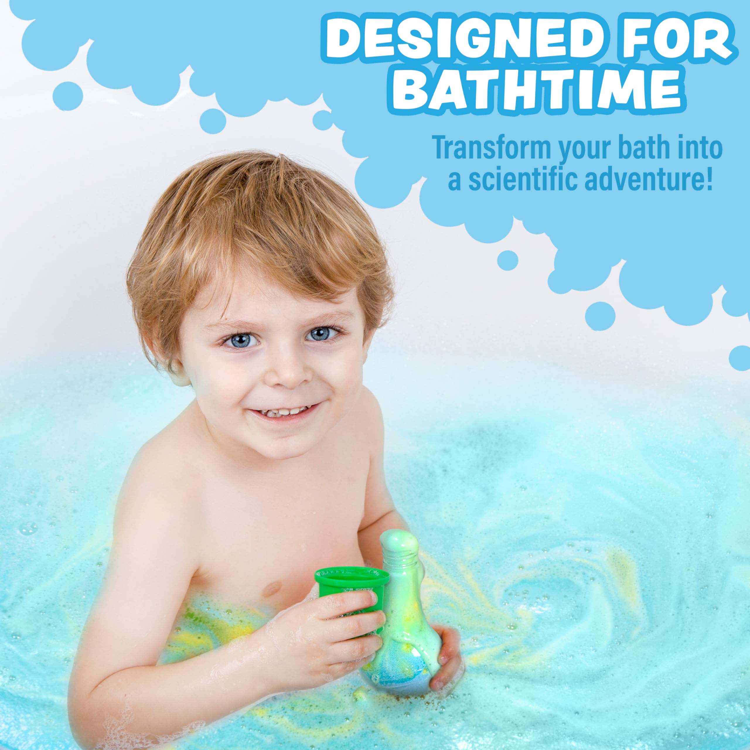 Tub Works Bath Bomb Potion Enchanted swirls brighten baths with fruity scents.