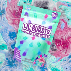 Tub Works Lil' Bursts colorful fizz brightens kids' bath time.