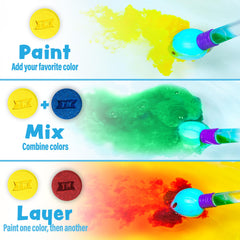 Tub Works non-toxic bath bombs reassure parents during kid baths.