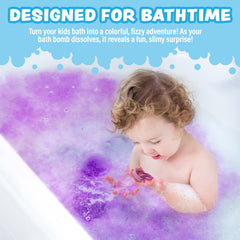 Tub Works Surprise Inside Slime Soap shows hidden slime for sensory exploration.
