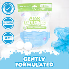 Tub Works Vapor Bath Bombs lavender scent enhances relaxing bathtime with soothing aroma
