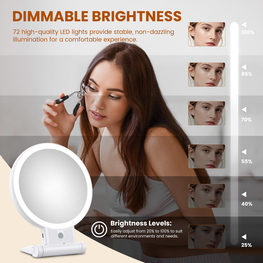 tubbede makeup mirror durable materials ensure long-lasting, distortion-free reflection