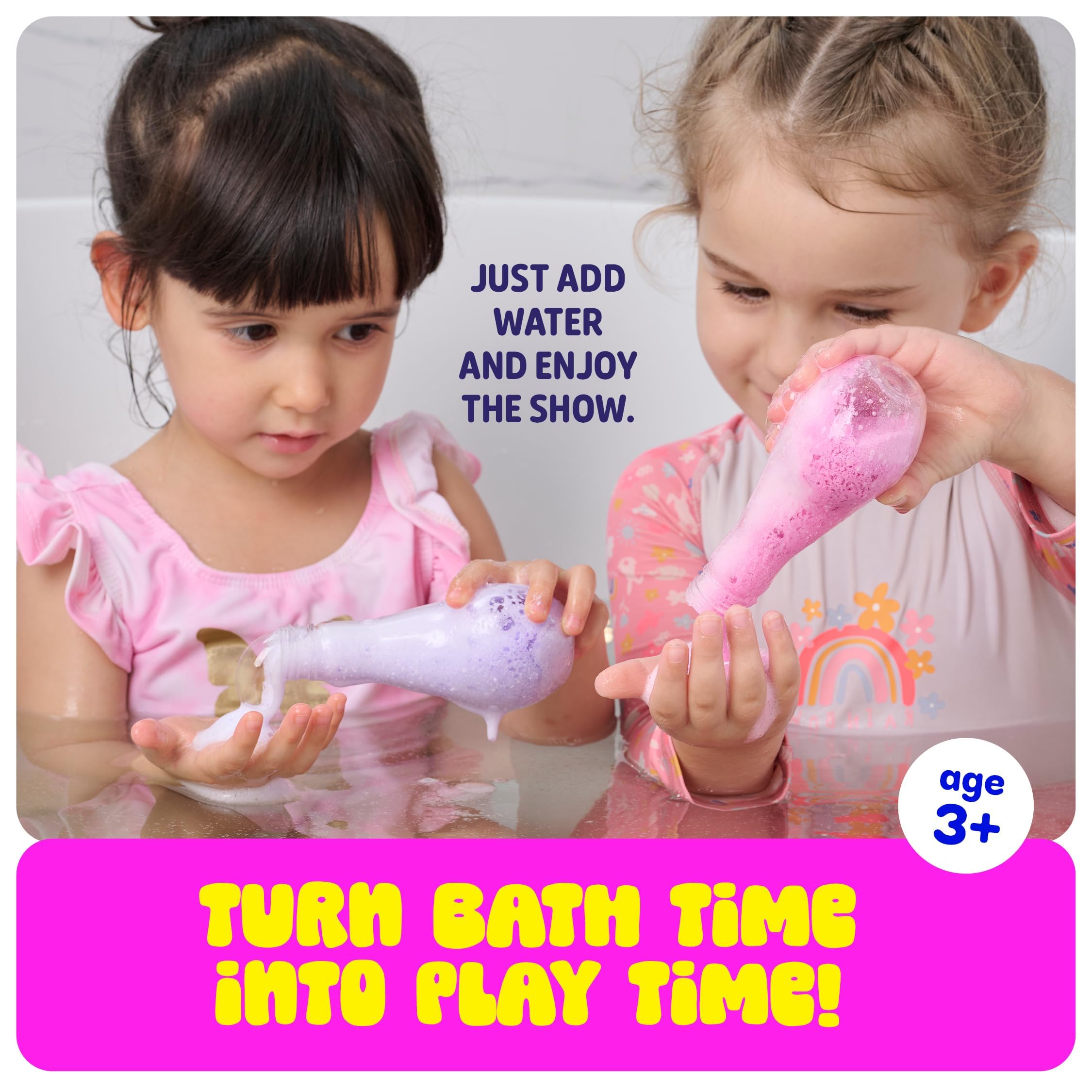 Tubby Tots green fizz encourages sensory exploration in bath