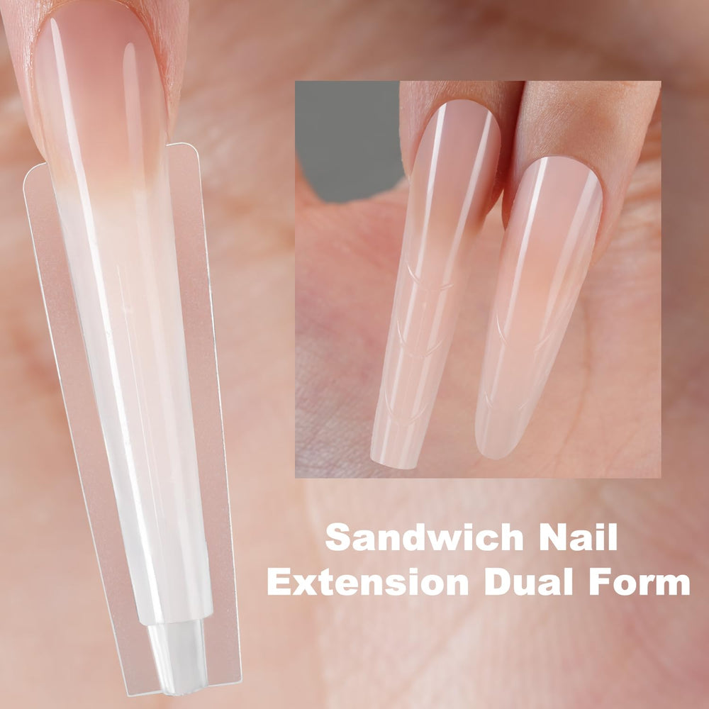 Tucepu Sandwich Nails Dual Forms simplify extensions for busy salons and home manicures.