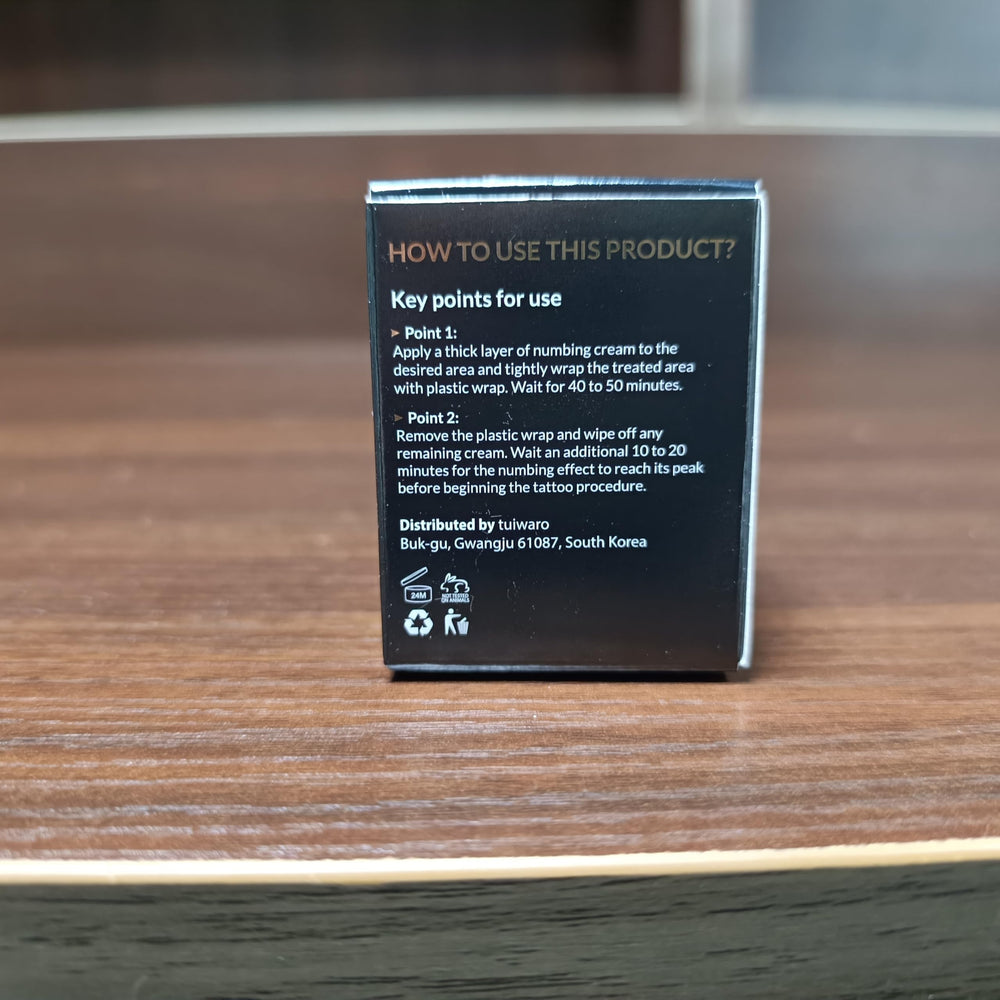 Tuiwaro 50 mL tube ready for portable skincare routines.