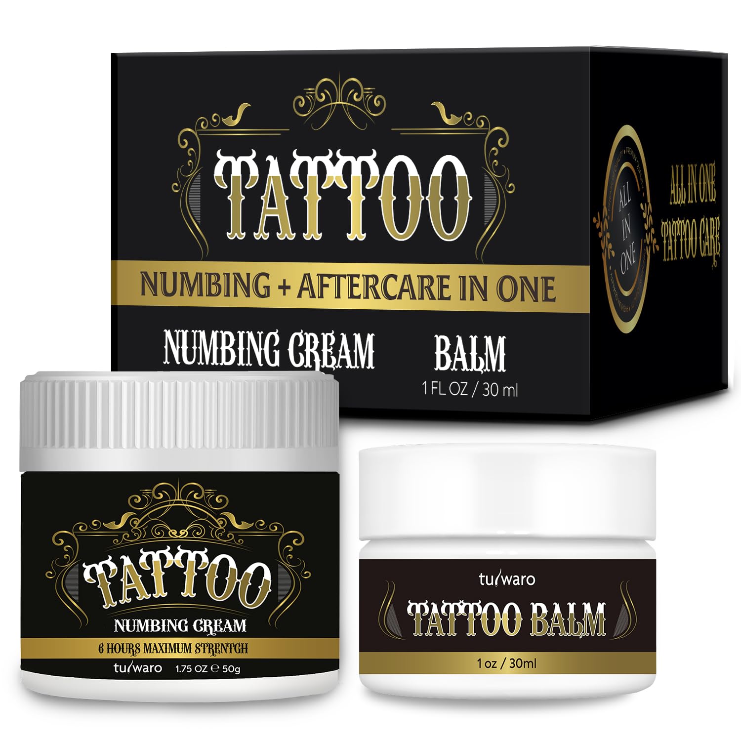 Tuiwaro numbing cream 50ml pump promotes quick pre-session comfort.