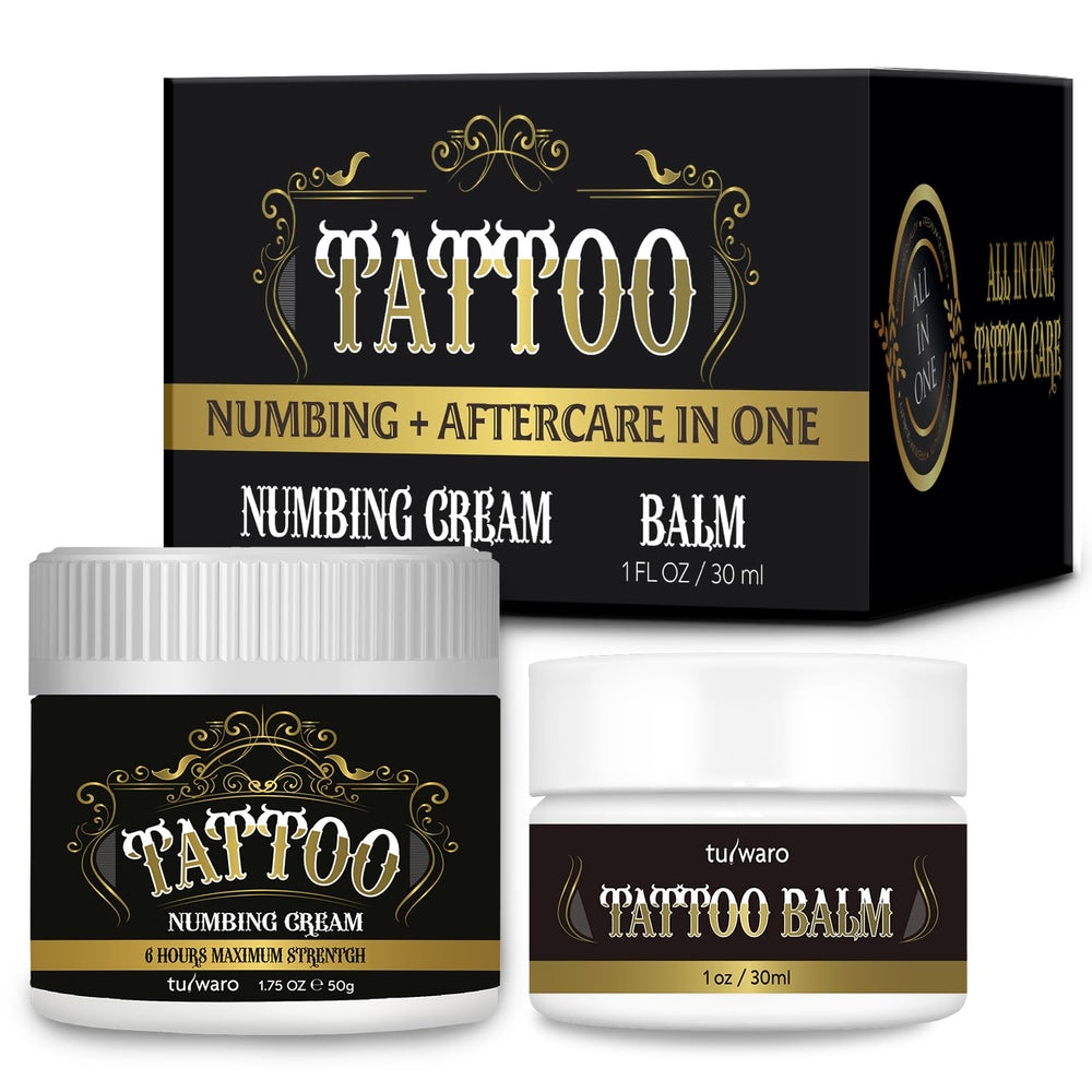 Tuiwaro numbing cream 50ml pump promotes quick pre-session comfort.