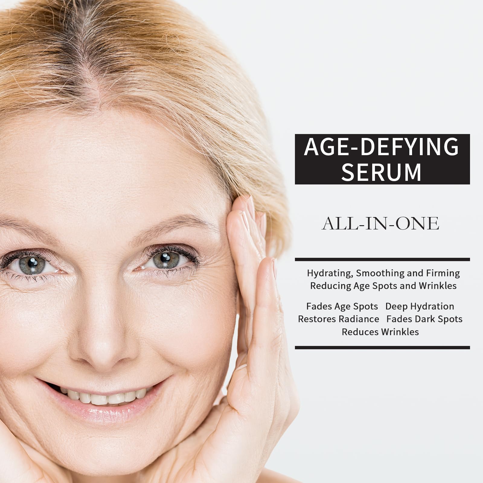 TUJHG Vitamin C Retinol Serum dropper demonstrates quick-absorbing hydration