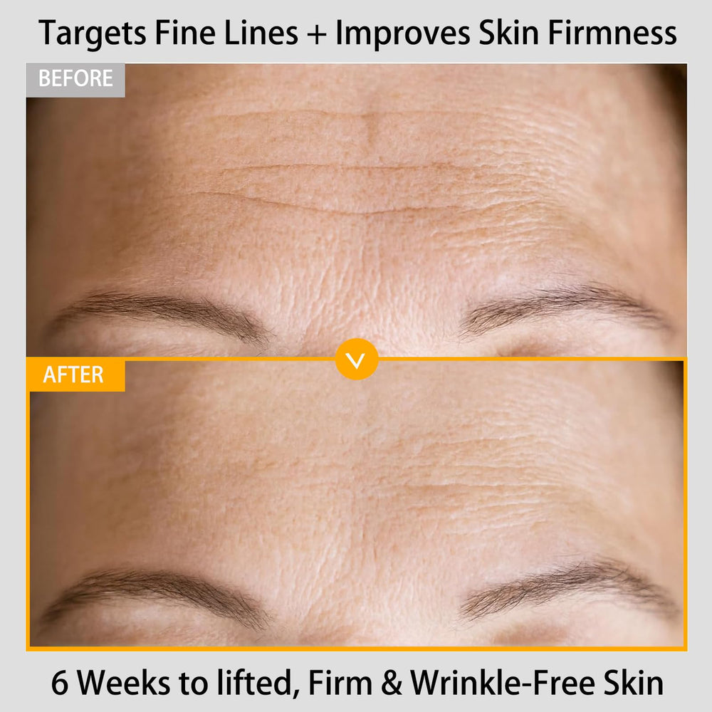 TUJHG Vitamin C Retinol Serum ingredients collage features peptides, collagen, and antioxidants