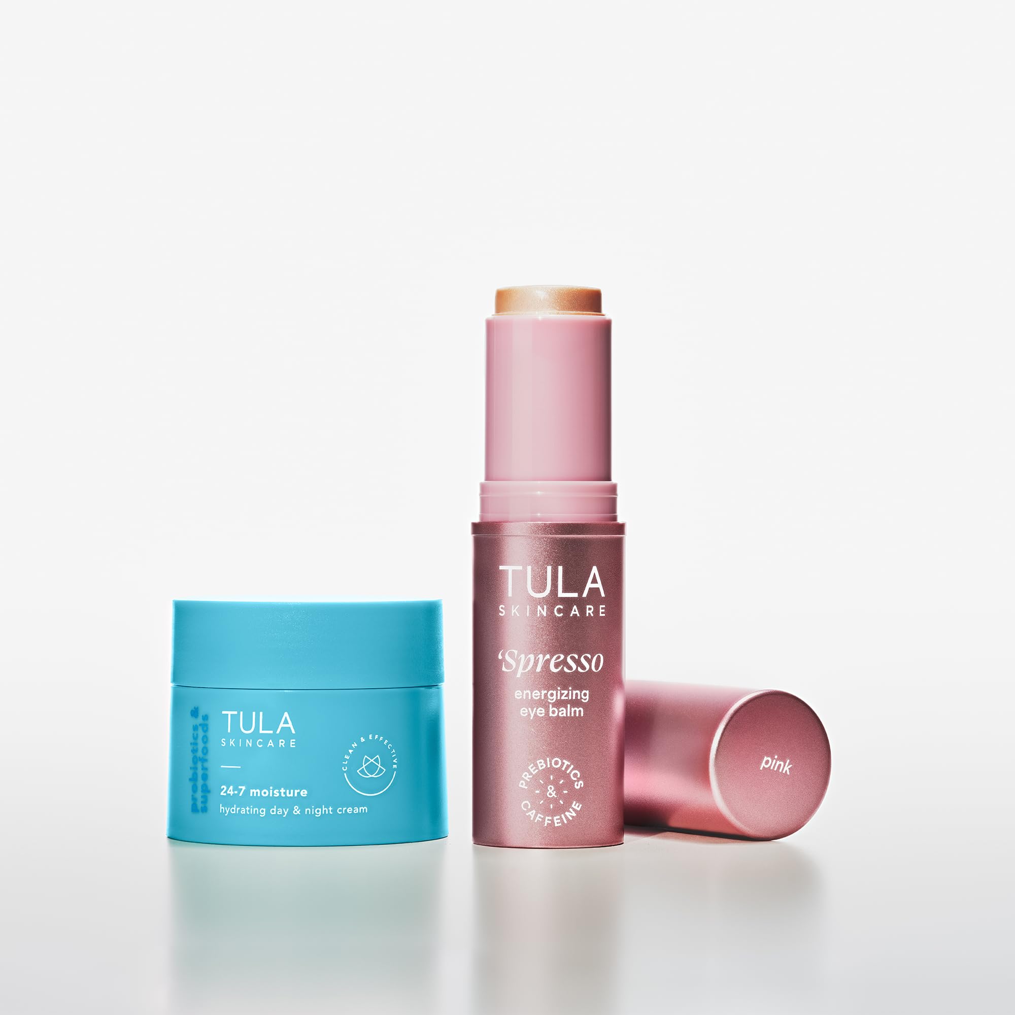 TULA 24-7 Day & Night Cream travel-size jar for all-day hydration.
