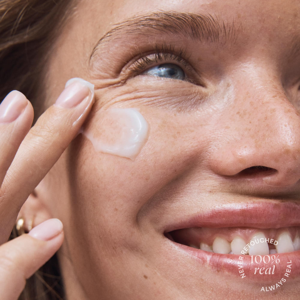 TULA 24-7 Weightless Moisture probiotics graphic illustrates skin-supporting ingredients.