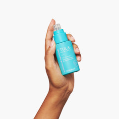 TULA A+ Renewal serum creamy texture suggests soothing hydration