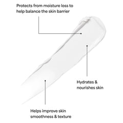 TULA Barrier Balance cream closeup emphasizes creamy texture for gentle massage.