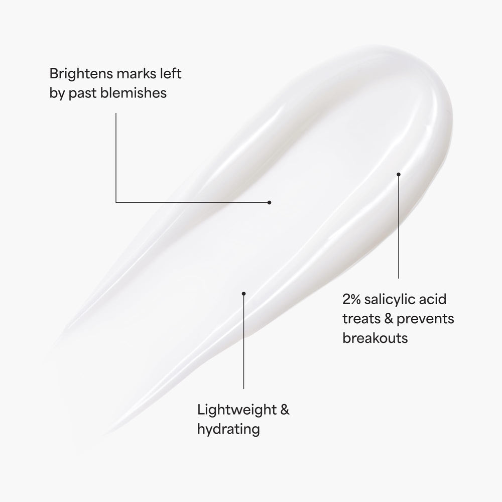 TULA Breakout Star moisturizer texture close-up showing lightweight, fast-absorbing finish.