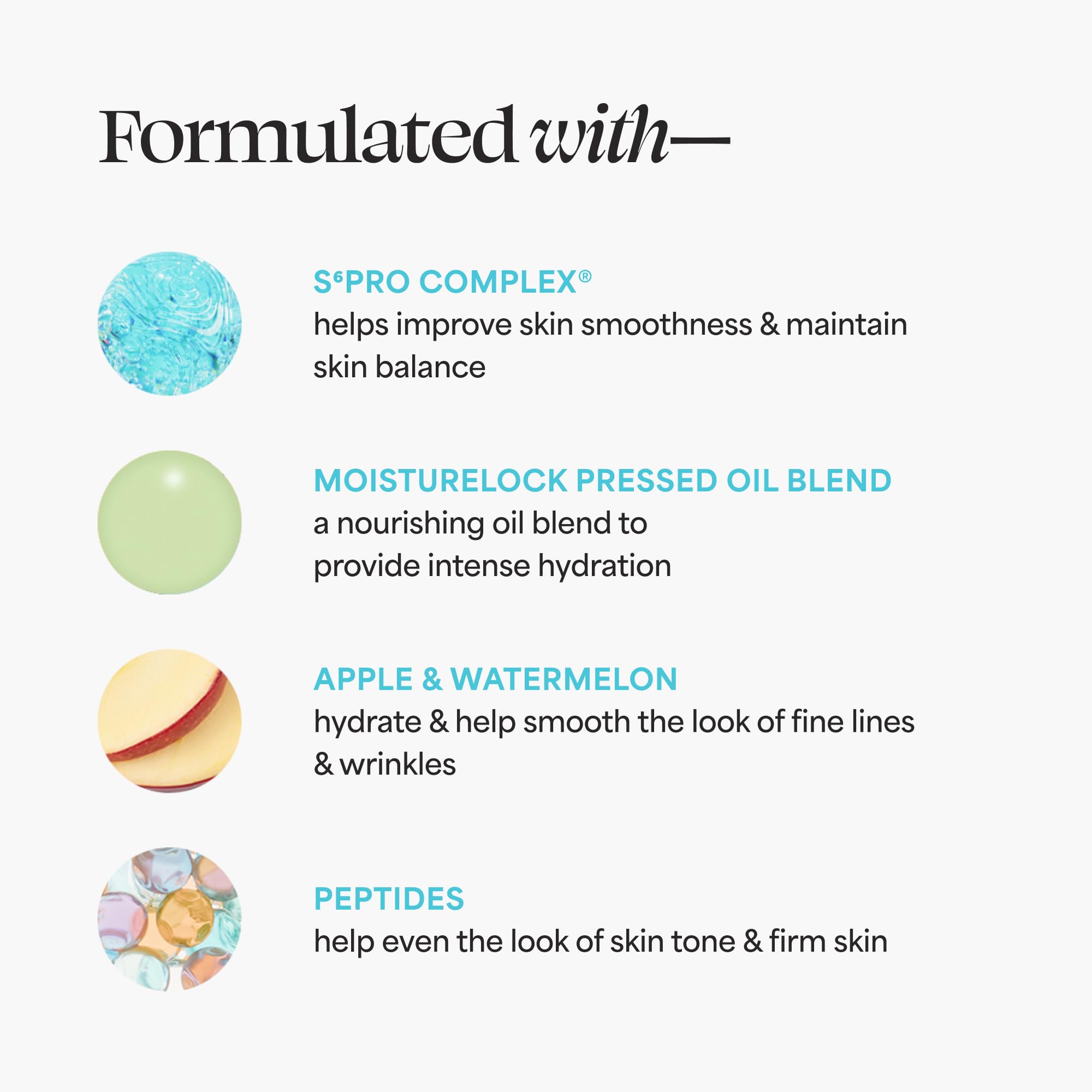 TULA cream texture swirled on clean skin demonstrating hydration.
