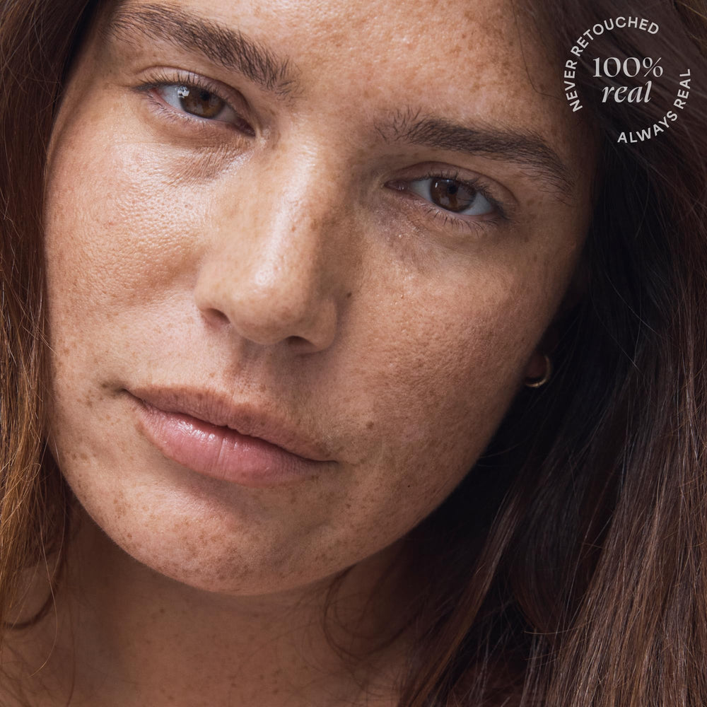 TULA detox mask vitamin E hydration closeup emphasizes nourishing feel during use.