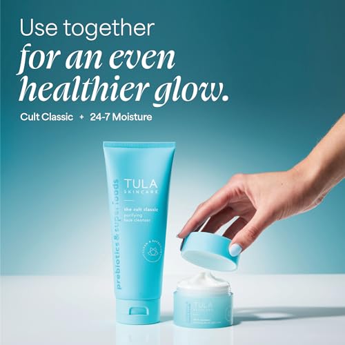 TULA dry-skin-friendly-cleanser action preserves moisture with a non-drying feel.