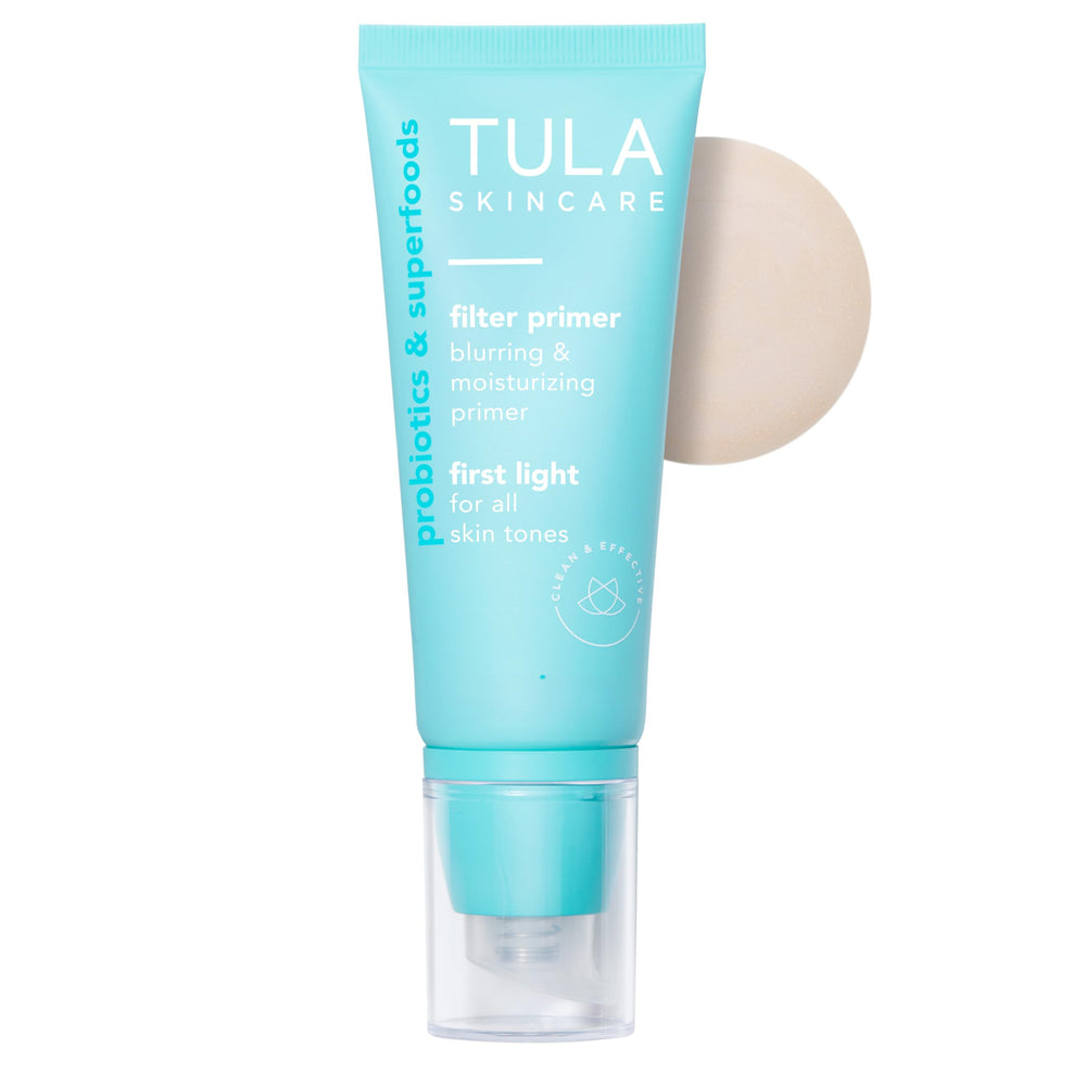 TULA First Light primer bottle pump shows smooth base application and prep