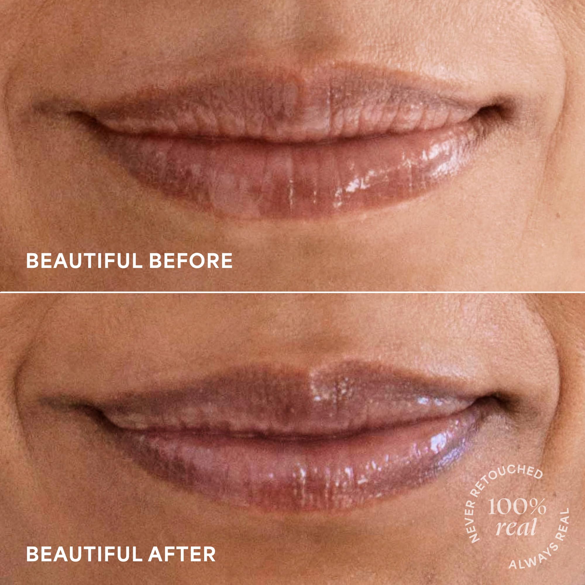 TULA Glaze Lip Treatment application shot demonstrates quick, sheer hydration for lips