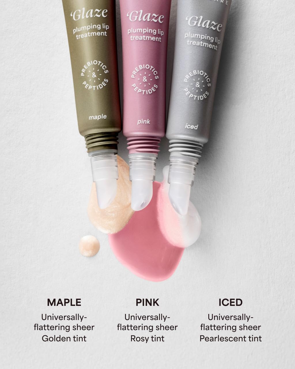TULA Glaze Plumping Lip Treatment Iced applicator for a sheer cooling application