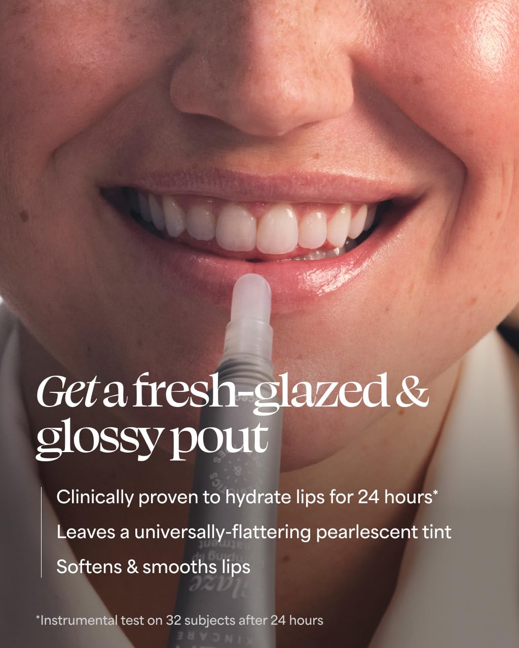 TULA Glaze Plumping Lip Treatment Iced with hyaluronic acid for plump hydration