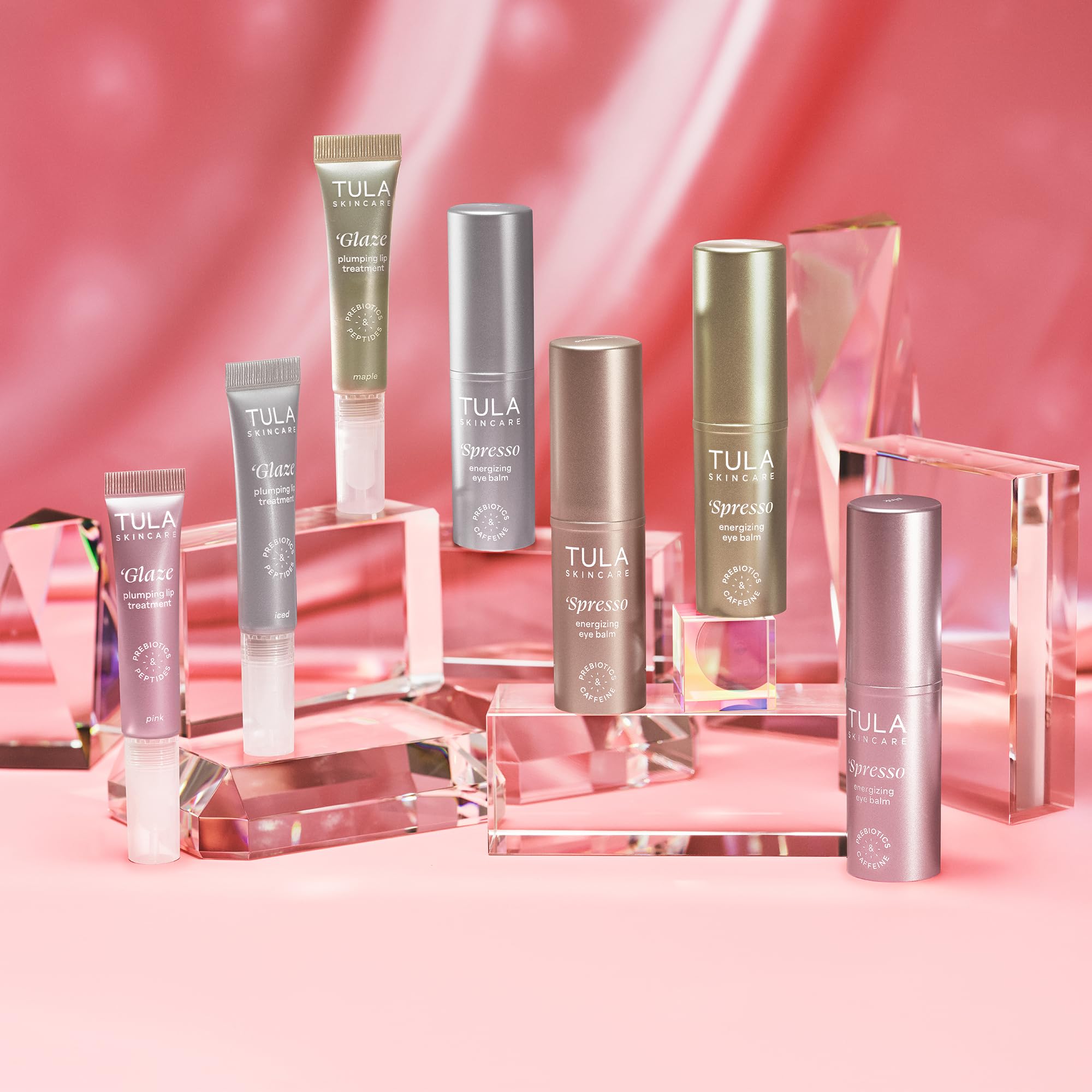 TULA Golden Duo packaging shot emphasizes gift-ready 2-piece kit.