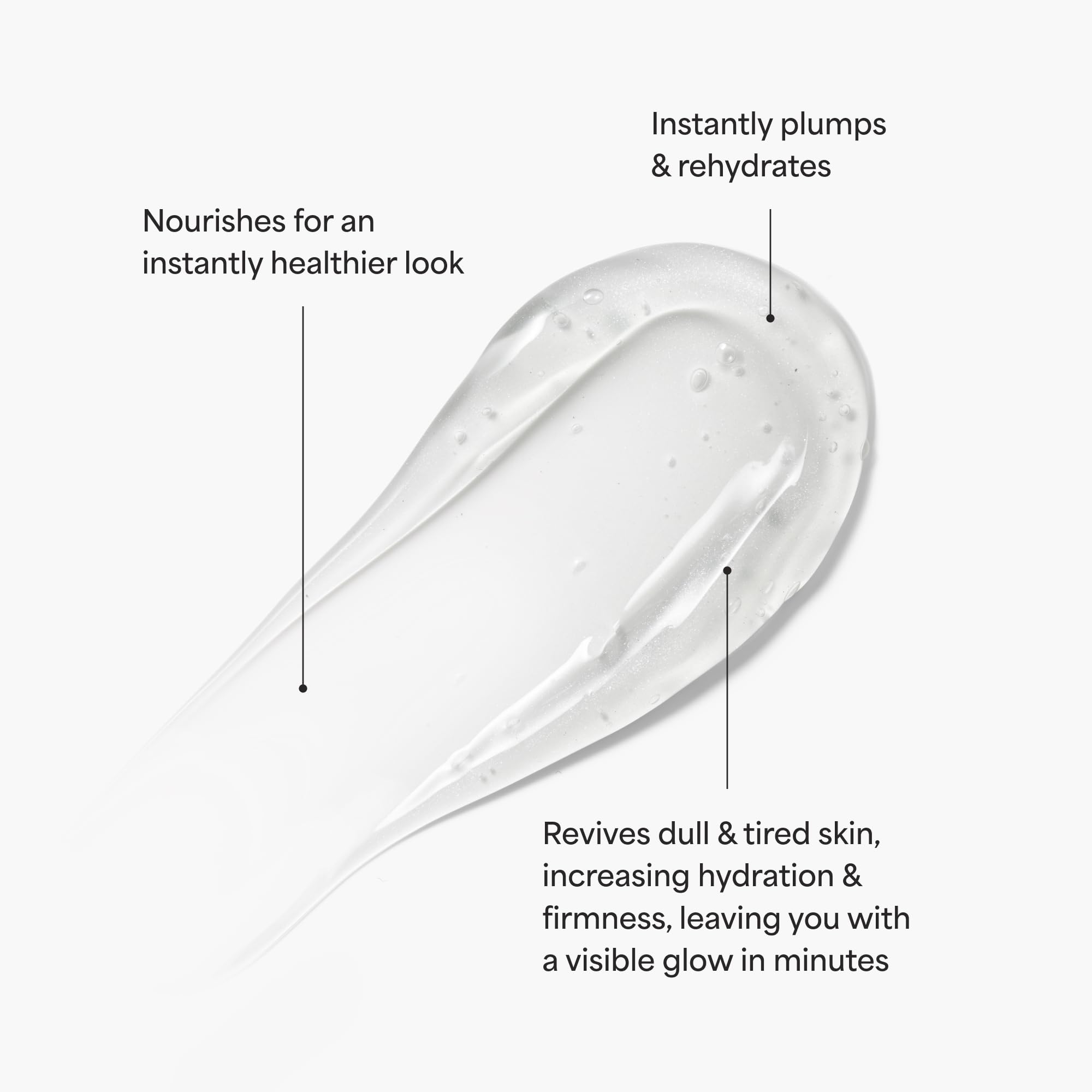 TULA H2O Oasis mask being applied to the face for a quick glow
