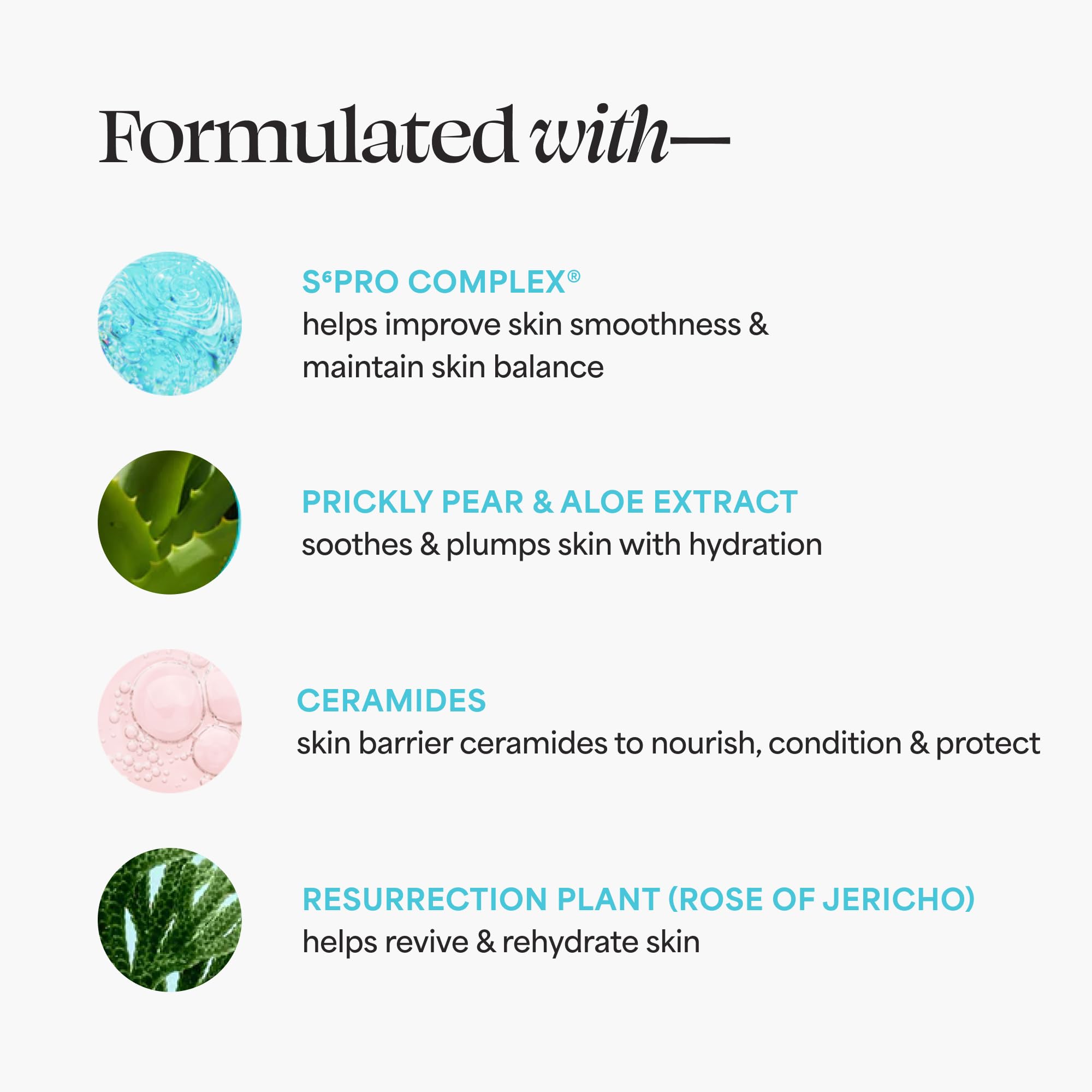 TULA H2O Oasis S6Pro Complex icon representing balanced, nourished skin