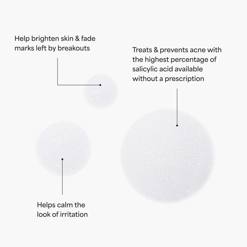 TULA Keep It Clear cleanser foaming action ready for daily wash