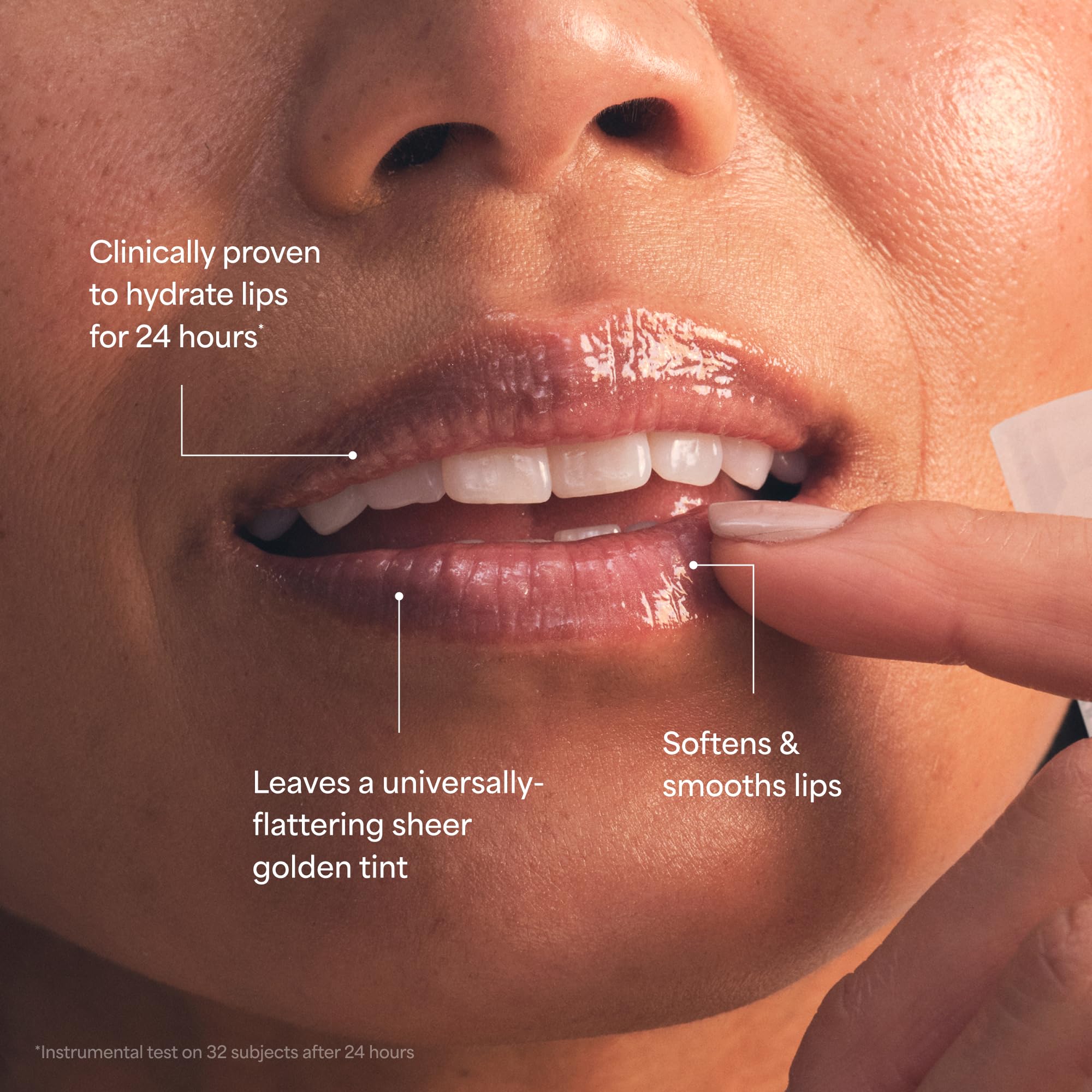 TULA Maple Glaze Lip Treatment jar close-up highlighting long-lasting moisture.