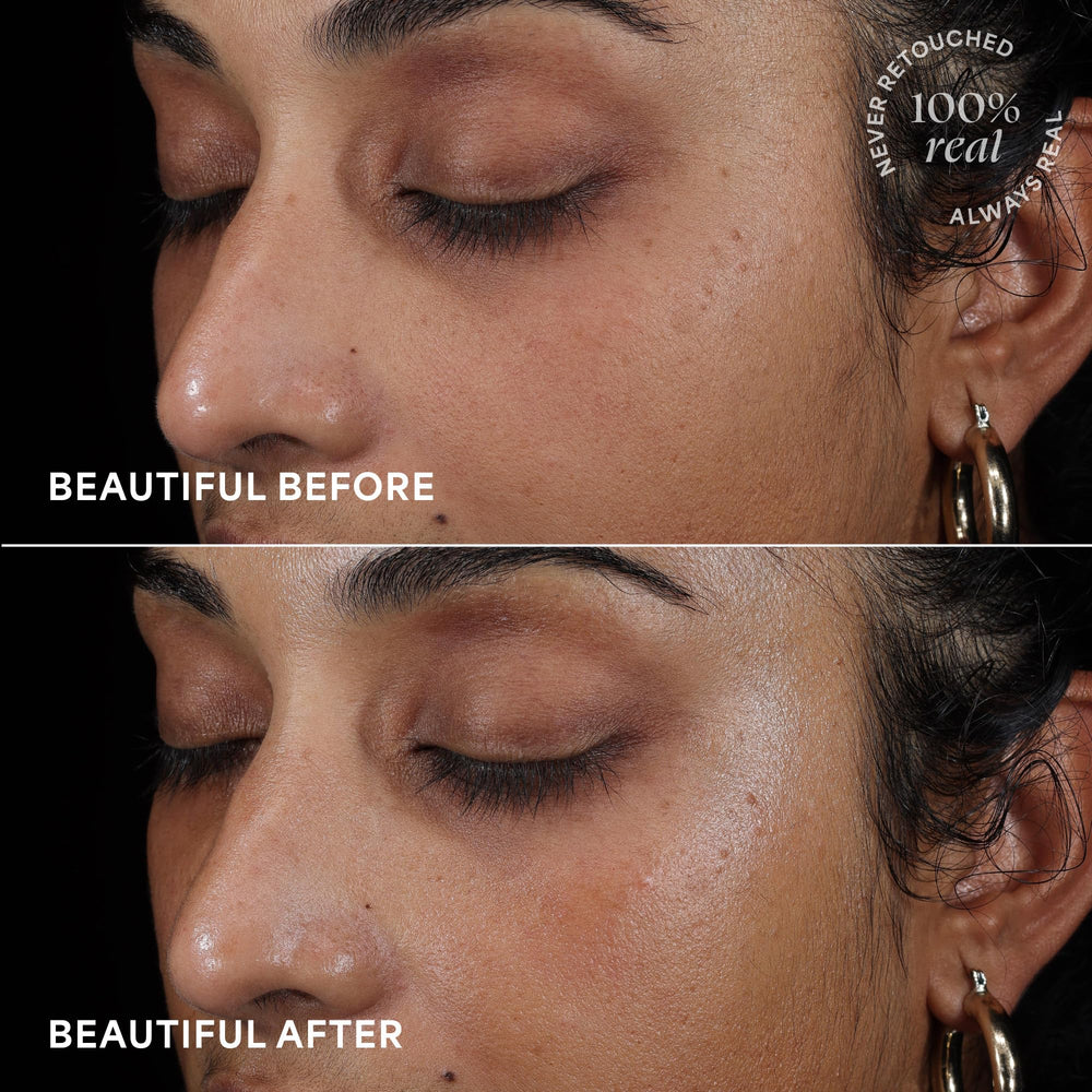 TULA Protect + Glow close-up texture reveals non-greasy gel formula.