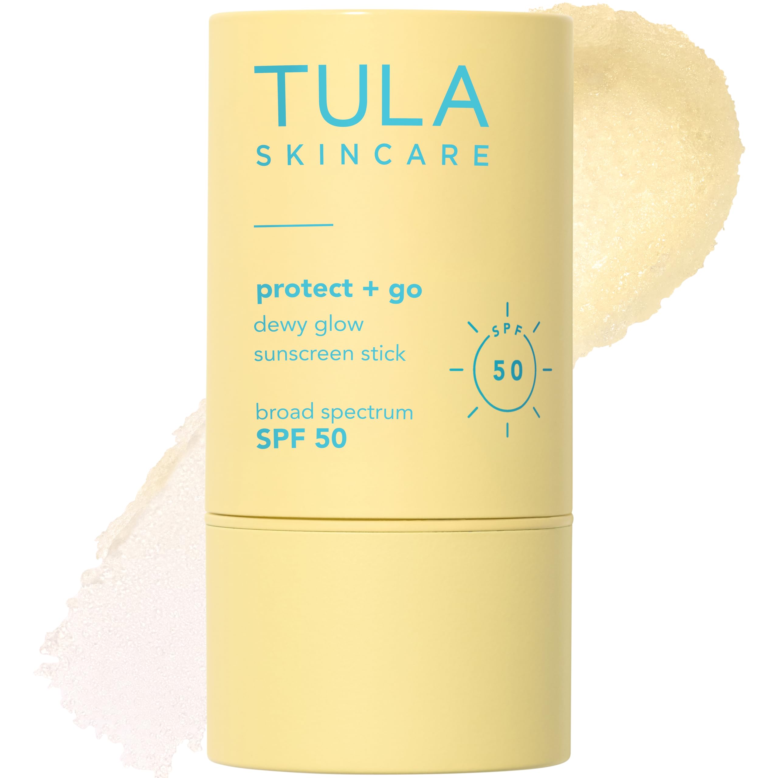 TULA Protect Glow sunscreen stick packaging for on-the-go protection
