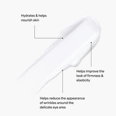 TULA Revive & Rewind eye cream being applied during night routine to smooth under-eye area.